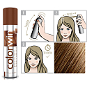 Colorwin Sprej na krytí šedin a odrostů Hnědá světlá 75 ml