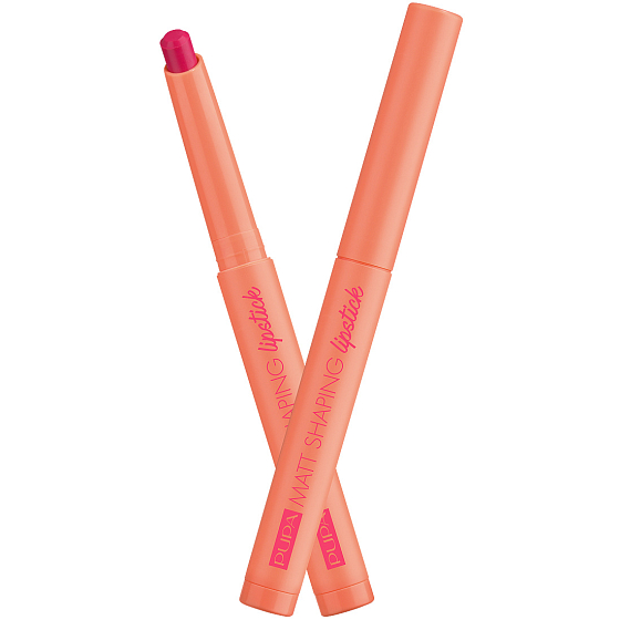 Pupa Summer in L.A. Matt Shaping Lipstick rtěnka stylo s efektem mat 001 Strawberry Caipirinha 1,2 g