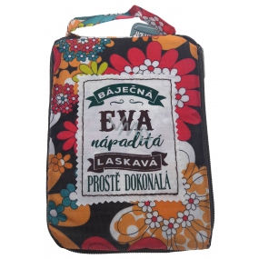 Albi Skládací taška na zip do kabelky se jménem Eva 42 x 41 x 11 cm