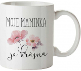 Bohemia Gifts Keramický hrnek s obrázkem Moje maminka je krásná 350 ml