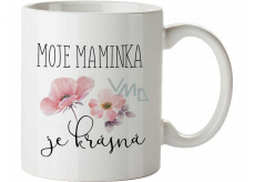 Bohemia Gifts Keramický hrnek s obrázkem Moje maminka je krásná 350 ml