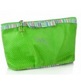 Diva & Nice Kosmetická kabelka Thin Felt č.1 zelená 11 x 19 cm
