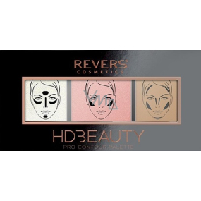 Revers HD Beauty Pro Contour Palette konturovací paletka 04 12 g