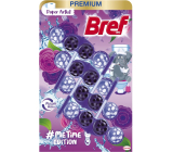 Bref Color Me Time Edition Paper Artist WC blok pro hygienickou čistotu a svěžest Vaší toalety, zbarvuje vodu do fialova 4 x 50 g