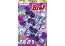 Bref Color Me Time Edition Paper Artist WC blok pro hygienickou čistotu a svěžest Vaší toalety, zbarvuje vodu do fialova 4 x 50 g