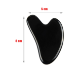 Onyx Gua Sha redukuje vrásky, otoky, zlepšuje pružnost pokožky 5 x 8 cm, kámen životní síly