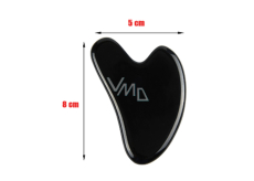 Onyx Gua Sha redukuje vrásky, otoky, zlepšuje pružnost pokožky 5 x 8 cm, kámen životní síly