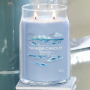 Yankee Candle Ocean Air - Oceánský vzduch vonná svíčka Signature velká sklo 2 knoty 567 g