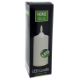 Home Decor Svíčka LED elektronická svítící bílá HD-104 14,5 cm