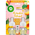 Air Wick Mango broskev Duo elektrický osvěžovač tekutá náplň náhradní náplň 2 x 19 ml