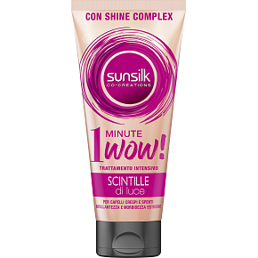 Sunsilk maska pro lesklé vlasy Scintille Di Luce 1 Minute Wow, 180 ml