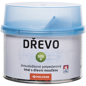 Polykar Dřevo dvousložkový tmel na dřevo, brousitelný, 500 g