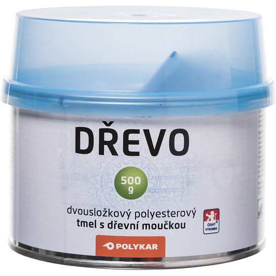Polykar Dřevo dvousložkový tmel na dřevo, brousitelný, 500 g