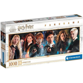 Clementoni Panoramatické puzzle Harry Potter studenti 1000 dílků, doporučený věk 9+