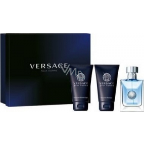 Versace pour Homme toaletní voda 50 ml + sprchový gel 50 ml + šampon 50 ml, dárková sada