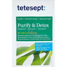 Tetesept Detoxikační Purify & Detox mořská sůl do koupele 80 g