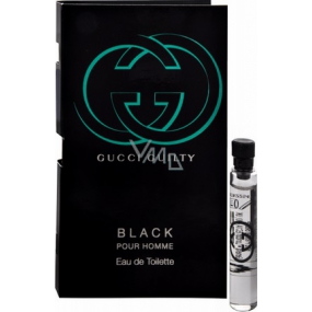 Gucci Guilty Black pour Homme toaletní voda 2 ml s rozprašovačem, vialka
