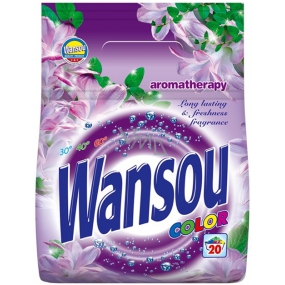 Wansou Aromatherapy Color prací prášek na barevné prádlo 20 dávek 1,4 kg