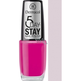 Dermacol 5 Day Stay Nail Polish lak nehty 01 10 ml