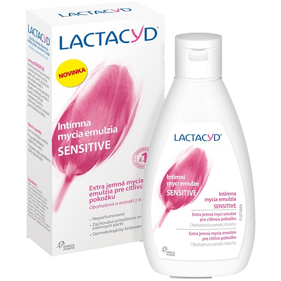 Lactacyd Sensitive intimní mycí emulze pro citlivou pokožku 200 ml
