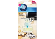 Ambi Pur Car Fresh Escapes Moonlight Vanilla náhradní náplň 7 ml