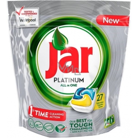 Jar Platinum All in One Lemon Kapsle do myčky nádobí 27 kusů