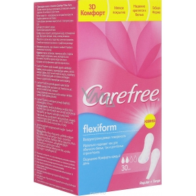 Carefree Flexiform Fresh Scent se svěží vůní prodyšné slipové vložky 30 kusů