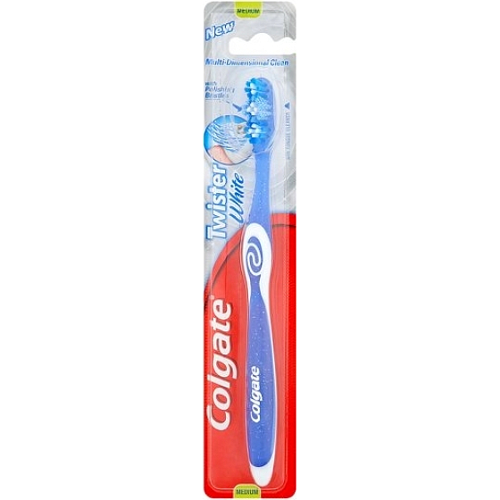 Colgate Twister White Medium střední zubní kartáček 1 kus