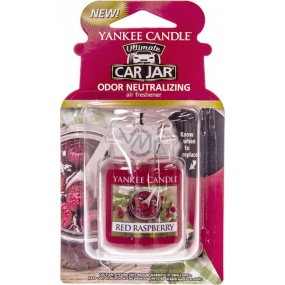 Yankee Candle Red Raspberry - Červená malina gelová vonná visačka do auta 30 g