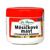 Dr. Popov Měsíčková mast s peruán.balzámem na jizvy, otlaky, mozoly na unavené nohy, dýchání 50 ml