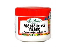 Dr. Popov Měsíčková mast s peruán.balzámem na jizvy, otlaky, mozoly na unavené nohy, dýchání 50 ml