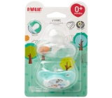 Baby Farlin Chu Chu Cherry Pacifier silikonové šidítko 0+ měsíců modré