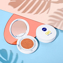 Nivea Q10 Plus Anti-Age Cushion 3v1 pečující tónovací krém v houbičce 02 Dark 15 g