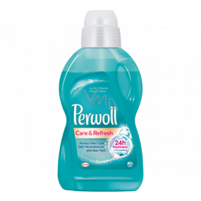 Perwoll Care & Refresh prací gel na syntetické a směsné textilie, zachycuje a neutralizuje nežádoucí pachy přímo v látce 15 dávek 900 ml