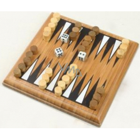 Albi Bambusové minihry Backgammon společenská hra pro 2 hráče