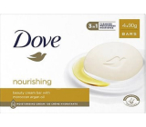 Dove Nourishing Moroccan Argan Oil krémové toaletní mýdlo s arganovým olejem 4 x 90 g