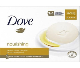 Dove Nourishing Moroccan Argan Oil krémové toaletní mýdlo s arganovým olejem 4 x 90 g