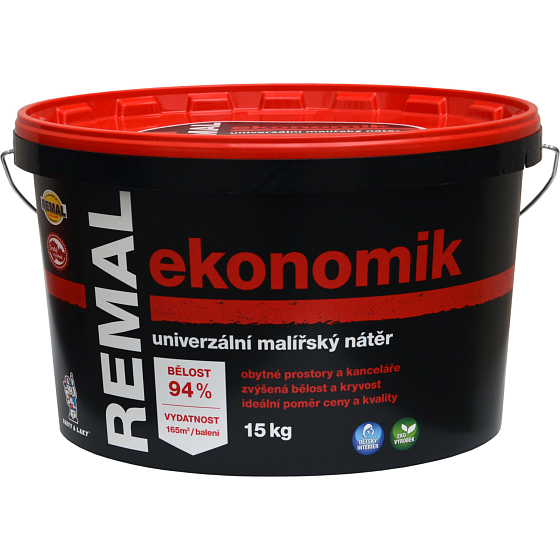 REMAL Ekonomik univerzální malířská barva na zeď, 15 kg