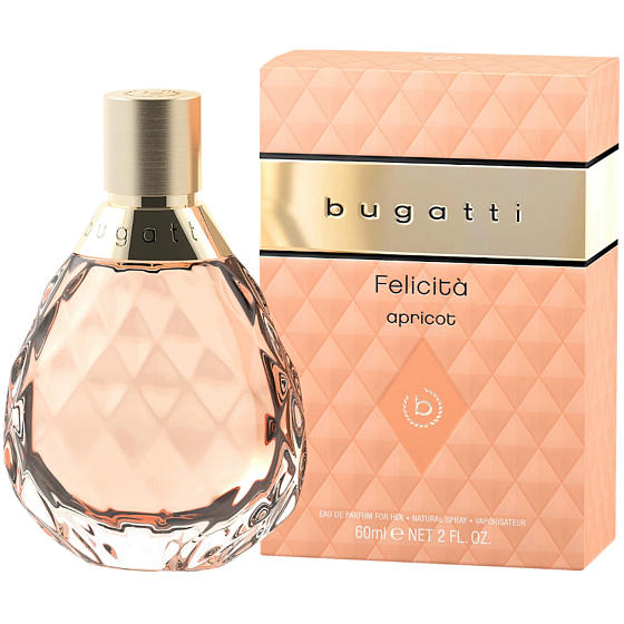 Bugatti Felicita Apricot parfémovaná voda pro ženy, 60 ml