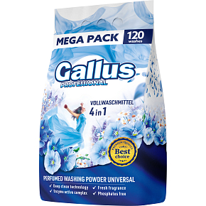 Gallus prací prášek, 120 dávek, 6,6 kg