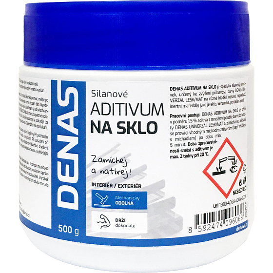 DENAS aditivum na sklo, obklady, umakart, smalt, 500 g