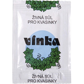 Vínka Živná sůl pro kvasinky 1,6 g Vínka Živná sůl pro kvasinky 1,6 g