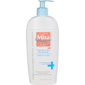 Mixa Fresh Anti-Dryness Osvěžující tělové mléko proti vysušování 400 ml