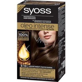 Syoss Oleo Intense Color barva na vlasy bez amoniaku 5-10 Ledově hnědý