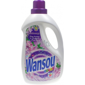 Wansou Aromatherapy Color tekutý prací prostředek na barevné prádlo 20 dávek 1,4 l