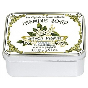 Le blanc Jasmine - Jasmín přírodní mýdlo tuhé v krabičce 100 g