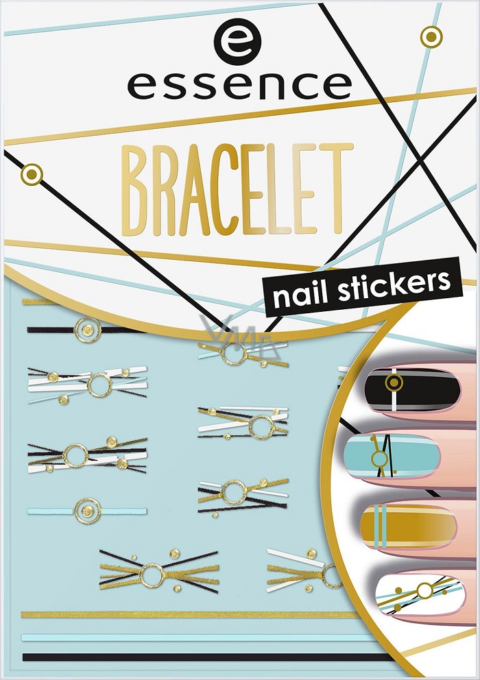 Essence Bracelet Nail Stickers Nalepky Na Nehty 10 19 Kusu Vmd Drogerie A Parfumerie