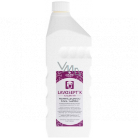 Lavosept K Citron dezinfekce ploch a nástrojů koncentrát na mytí pro profesionální použití více jak 75% alkoholu 500 ml