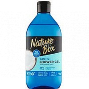Nature Box Kokos Hydratační šampon se 100% za studena lisovaným kokosovým olejem, vhodné pro vegany 385 ml