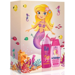 Fa Kids Girls sprchový gel 250 ml + Schauma Kids šampon na vlasy pro děti 250 ml, kosmetická sada
